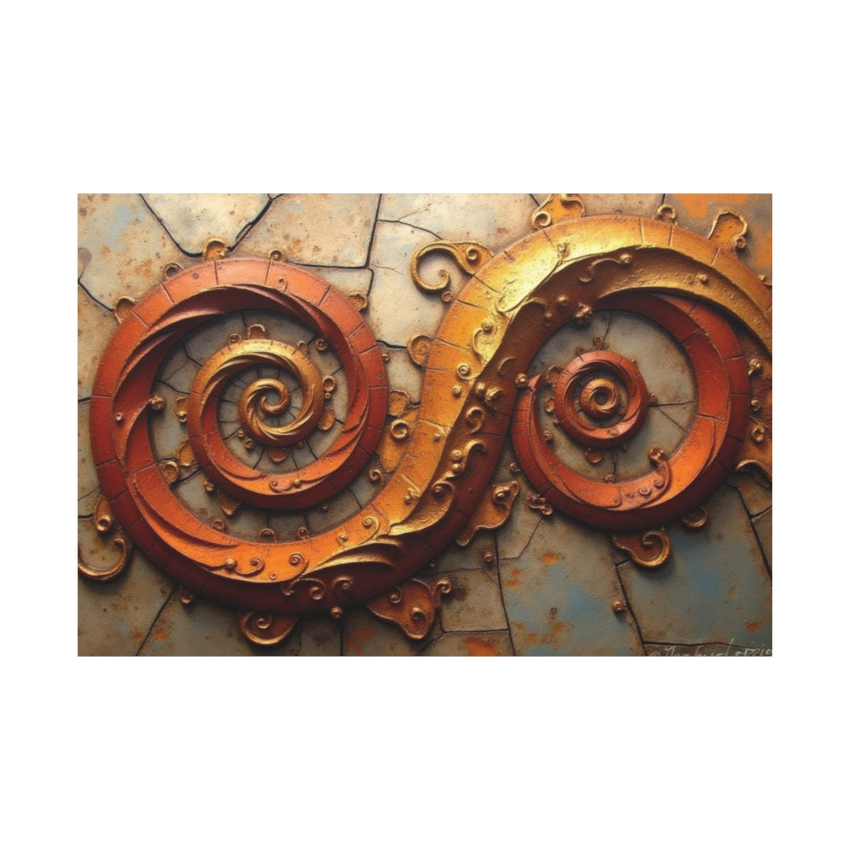 Bronze Swirl Symphony