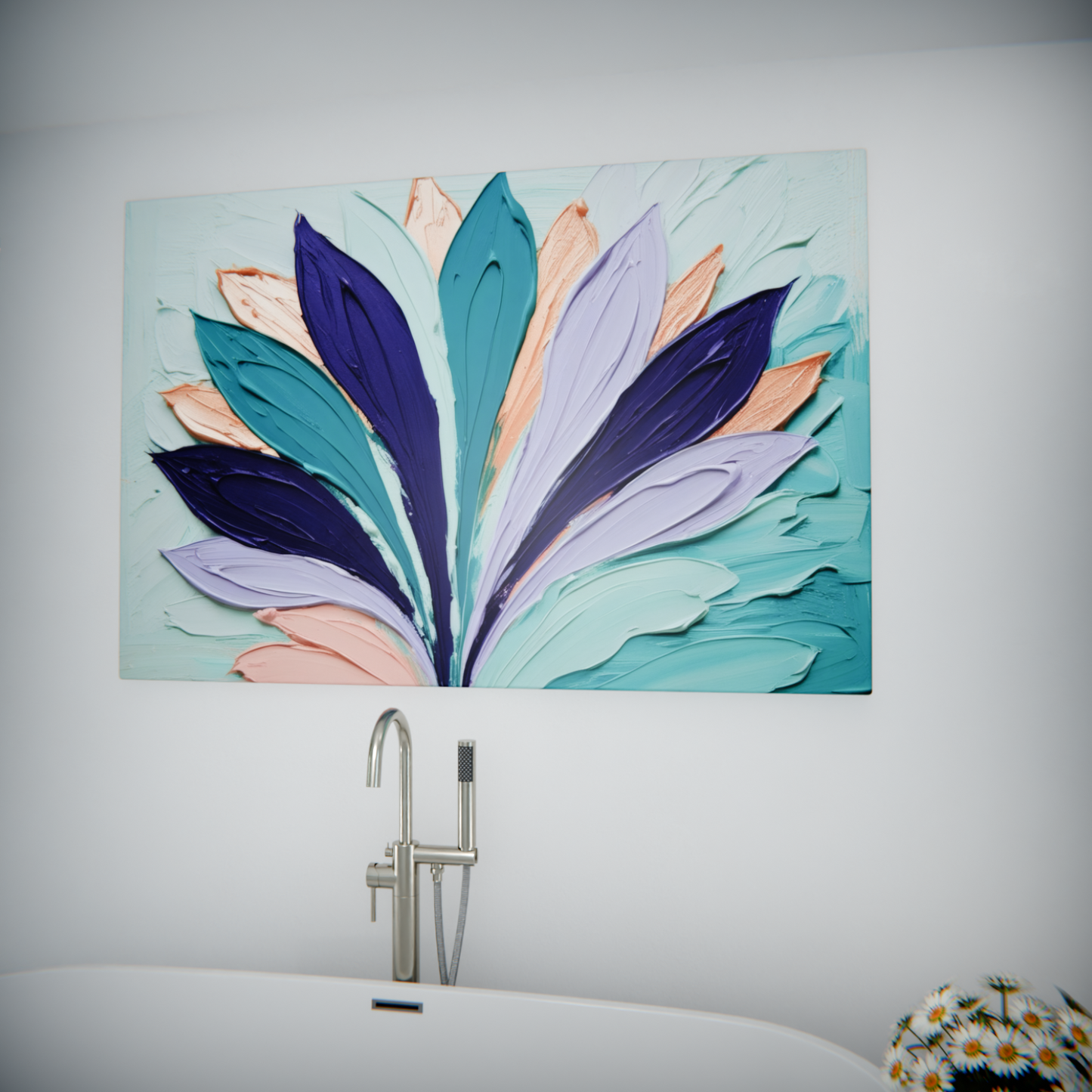 Blossoming Petals in Abstract Harmony