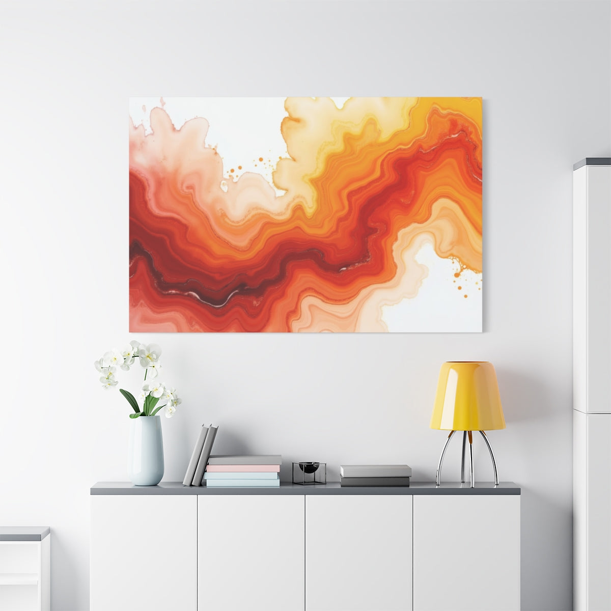 Eruption of Saffron Hues
