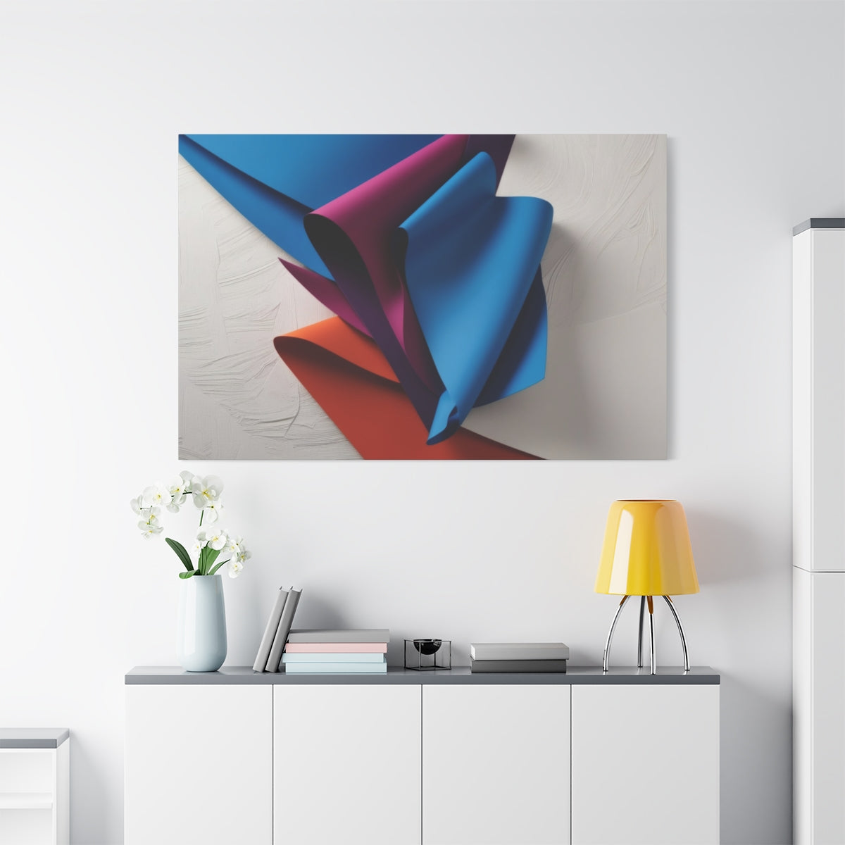 Vibrant Folds of Color