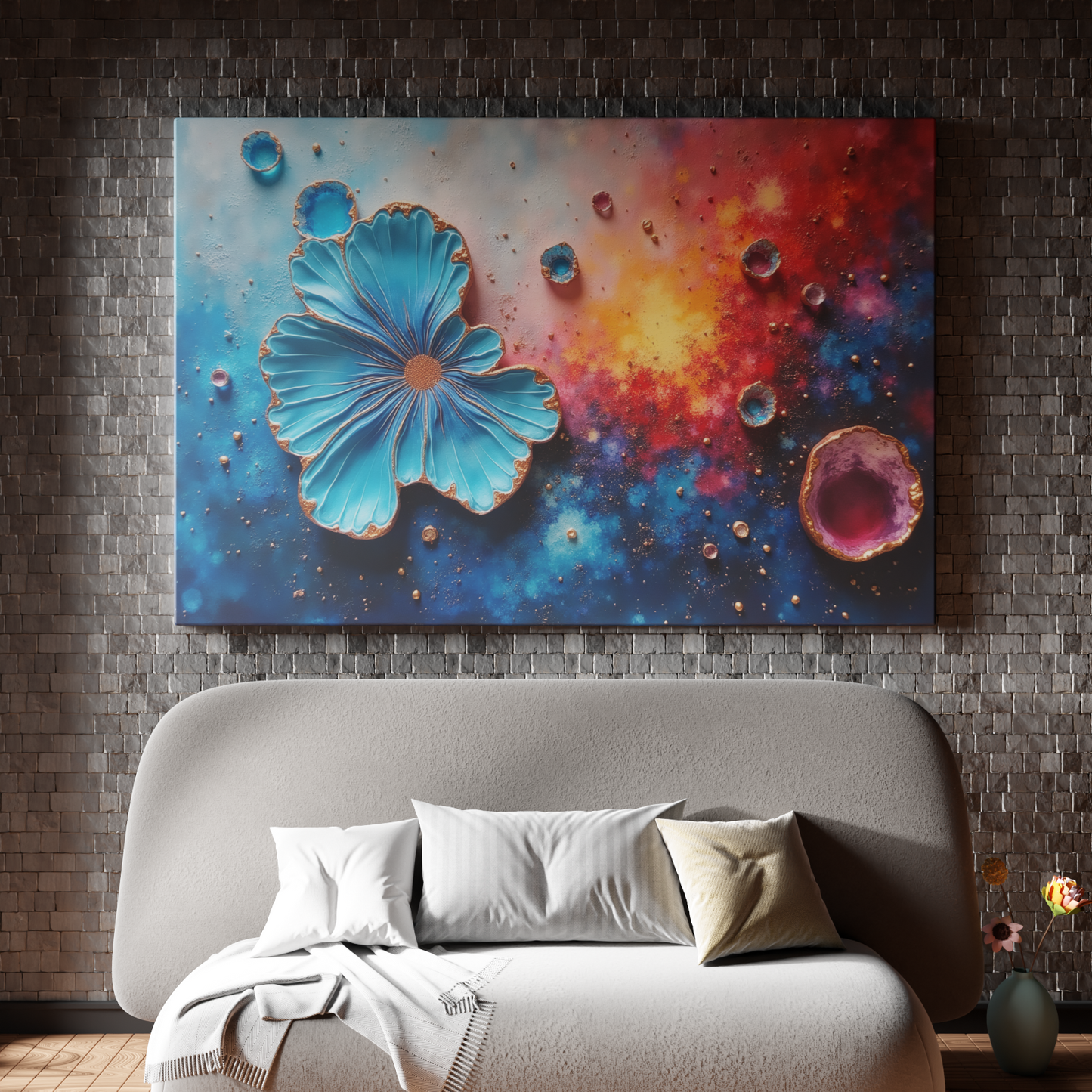 Celestial Bloom in Cosmos