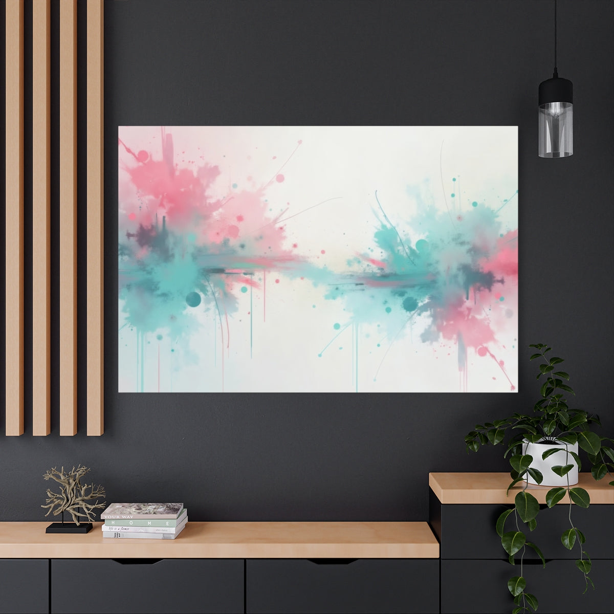 Aqua and Blush Symphony
