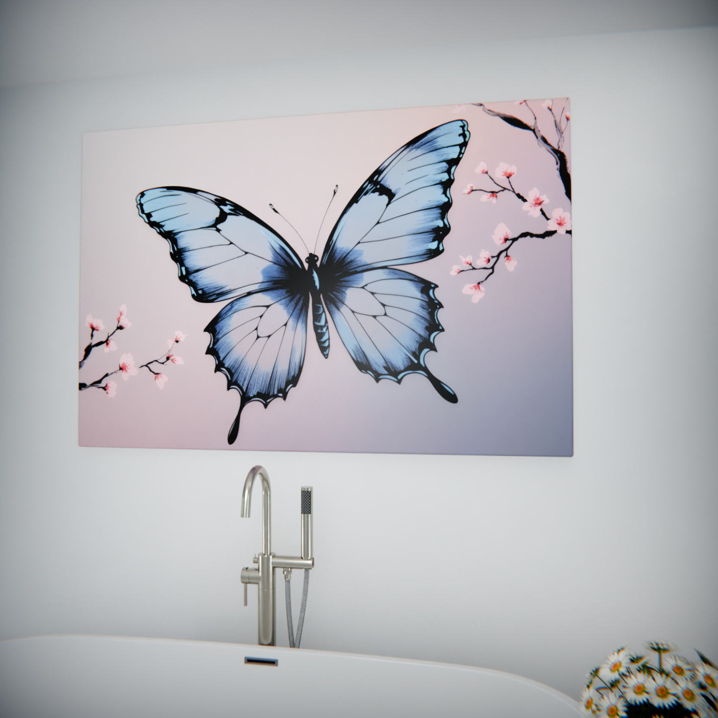 Azure Butterfly Blossom