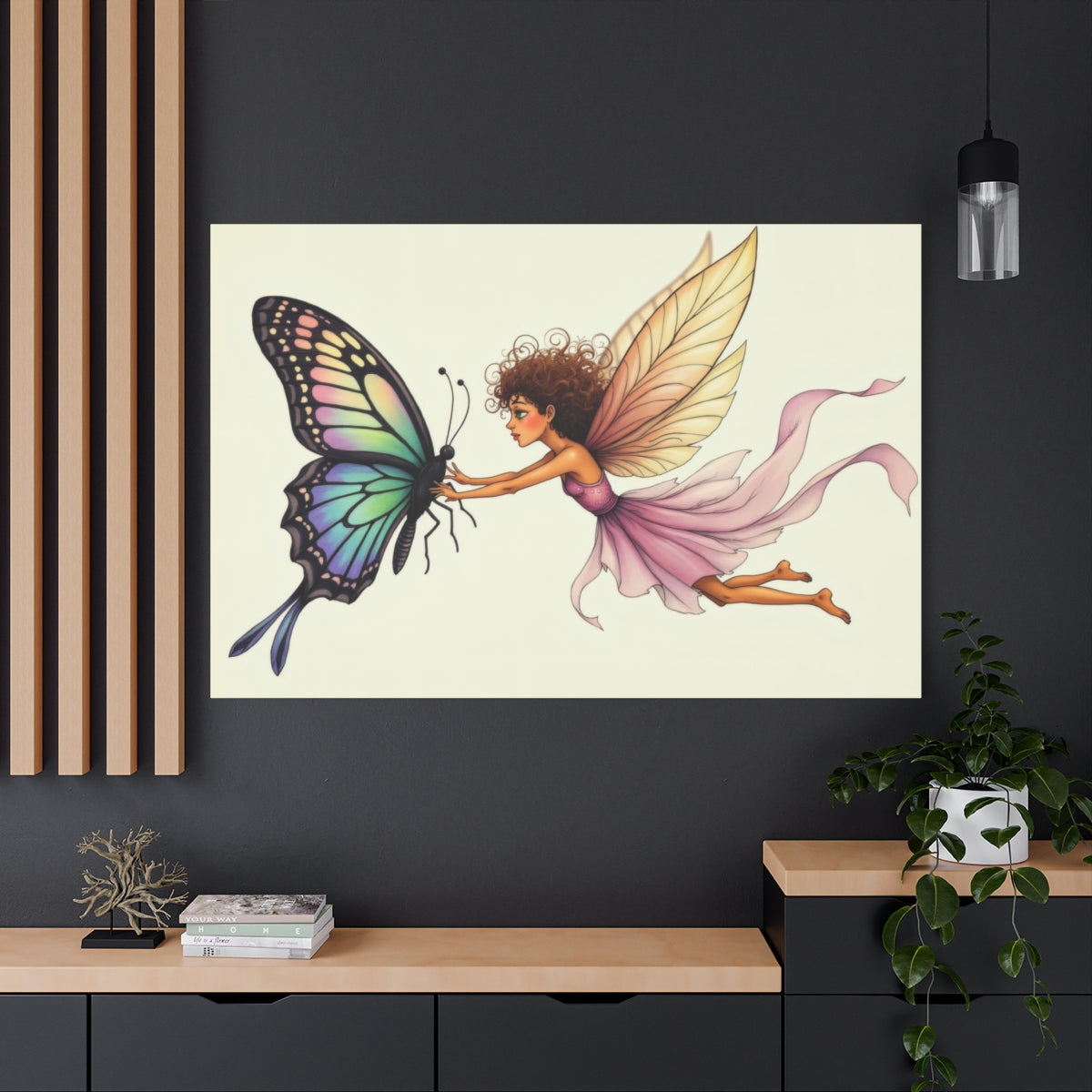 Whimsical Dance with a Butterfly