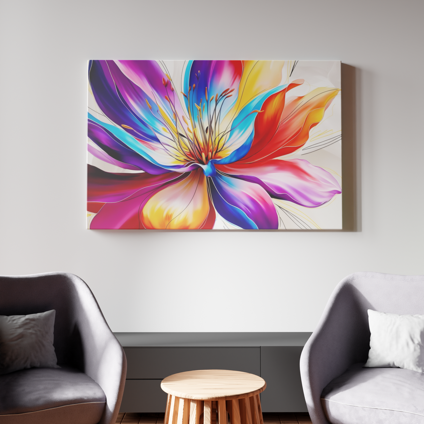 Floral Symphony in Vivid Hues