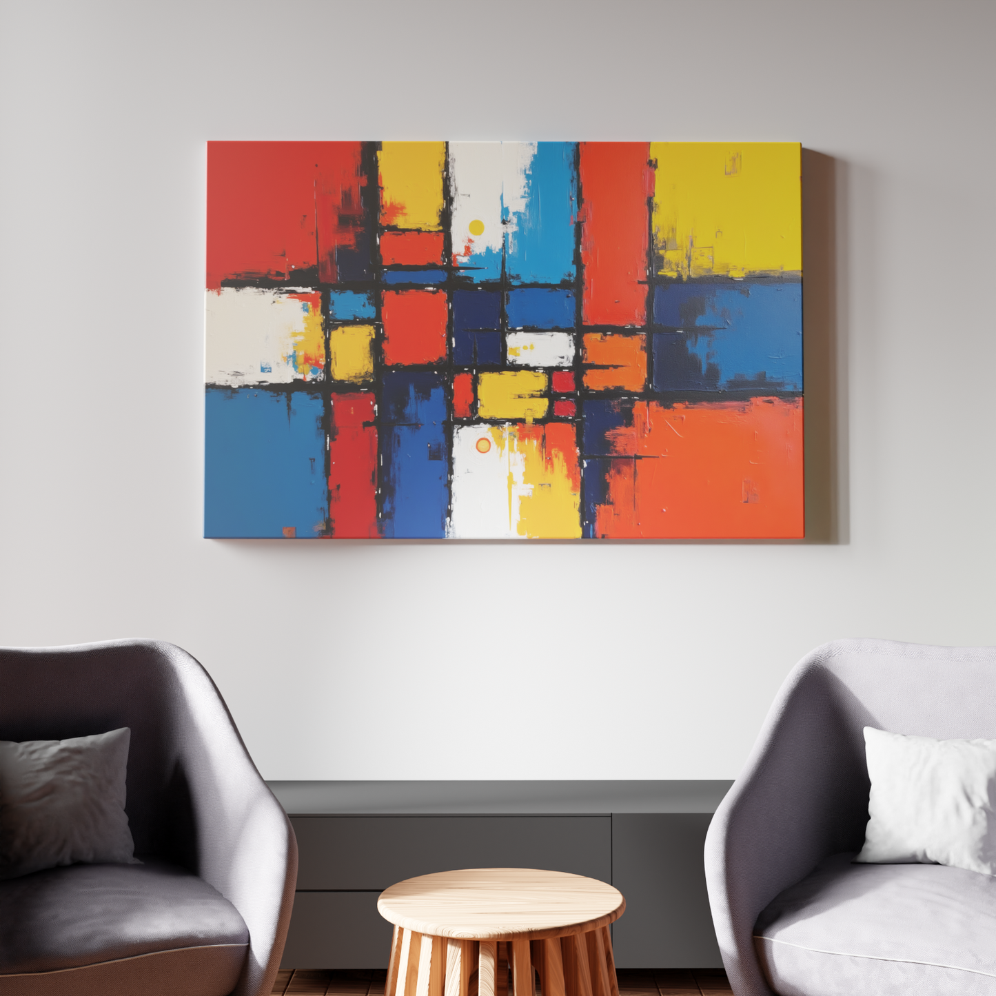 Vibrant Geometric Symphony