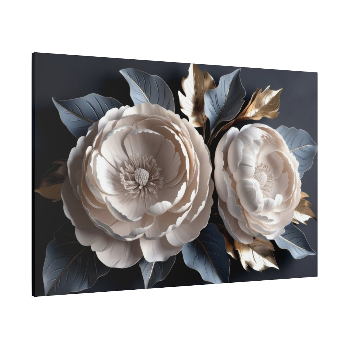 Blossoms in Metallic Hues