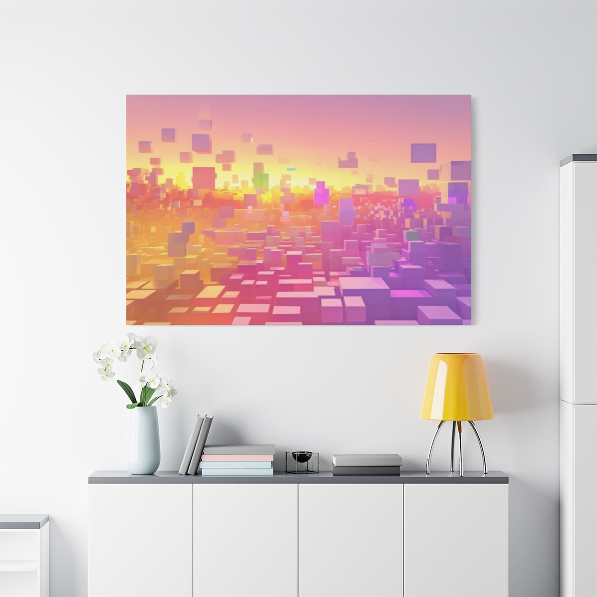 Sunset in the Digital Skyline