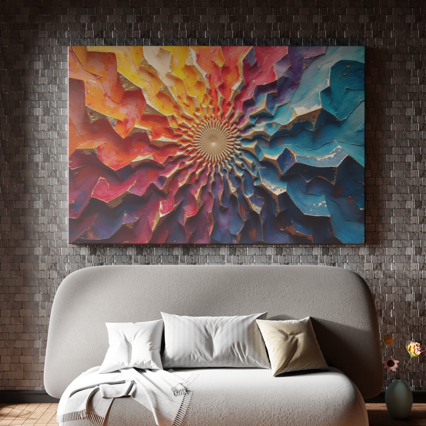 Vortex of Vibrant Hues
