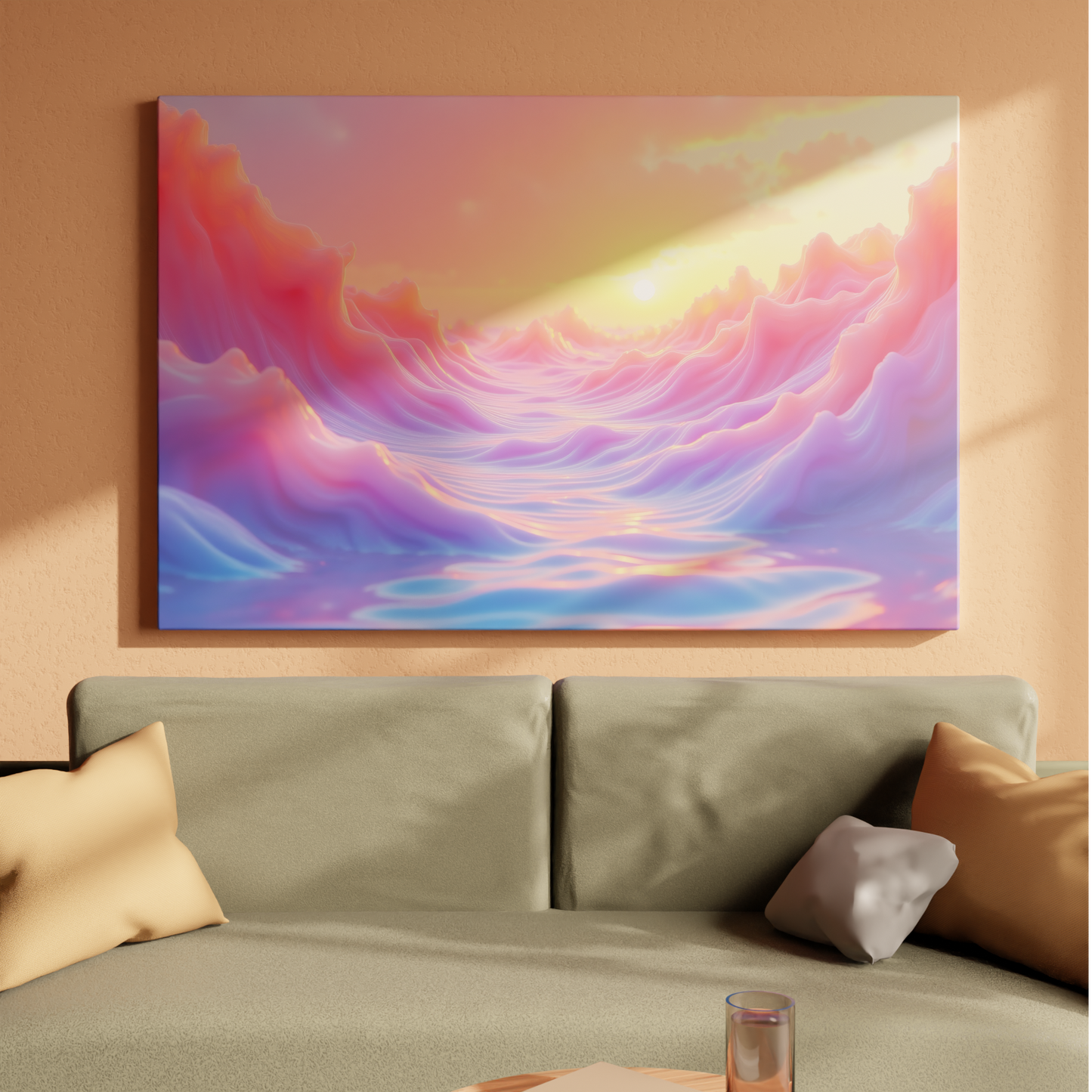 Sunset Waves of Dreamscape