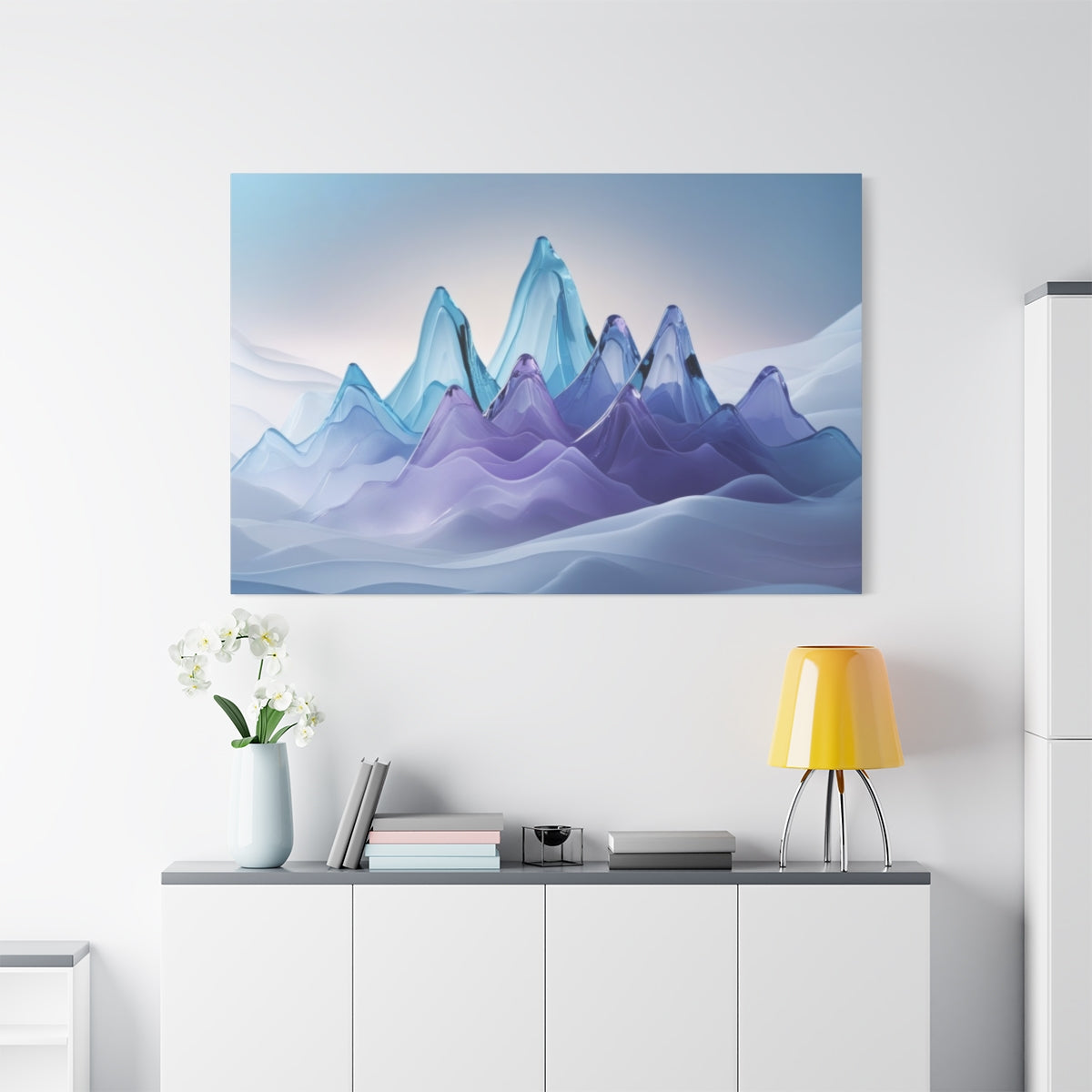 Ethereal Peaks of Glass