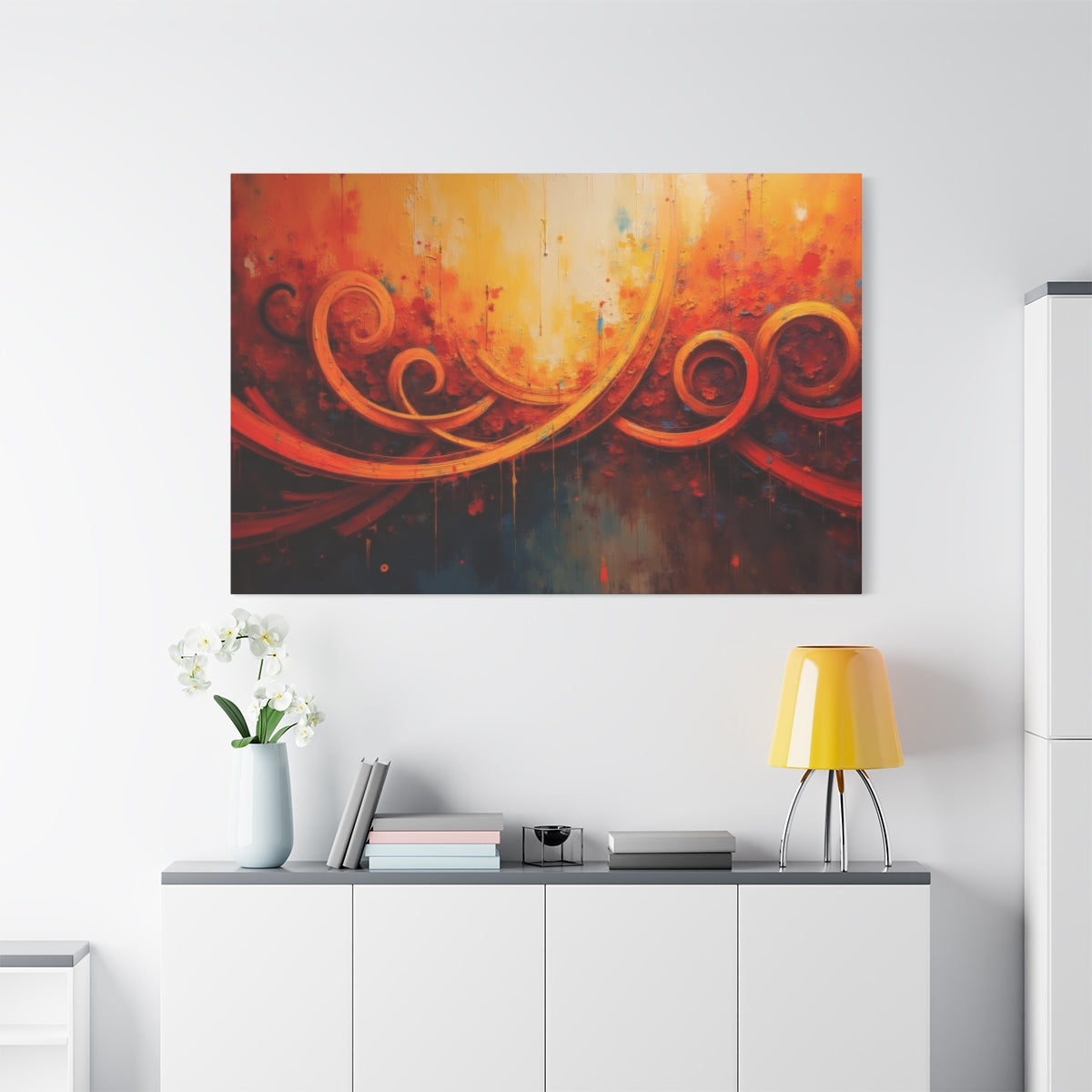 Whirlwind of Fiery Hues