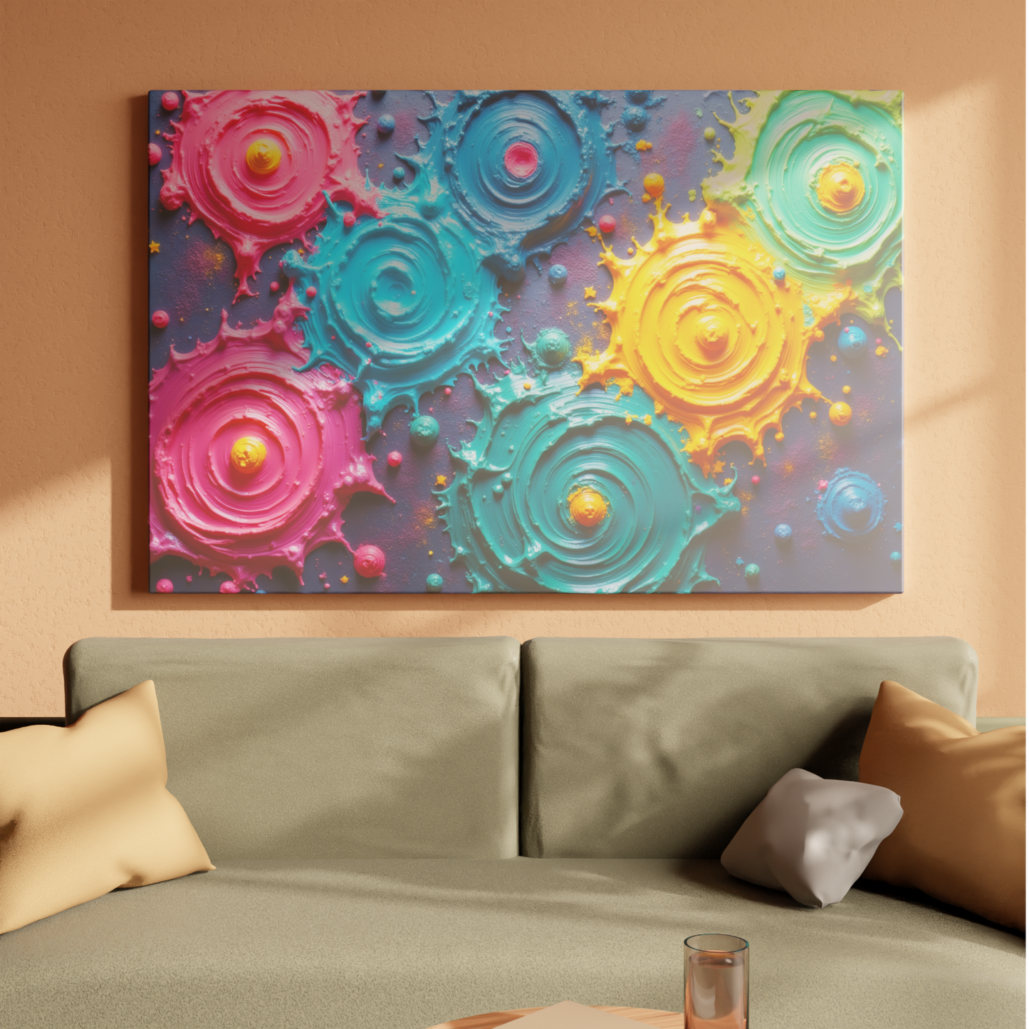 Vivid Cosmic Splashes
