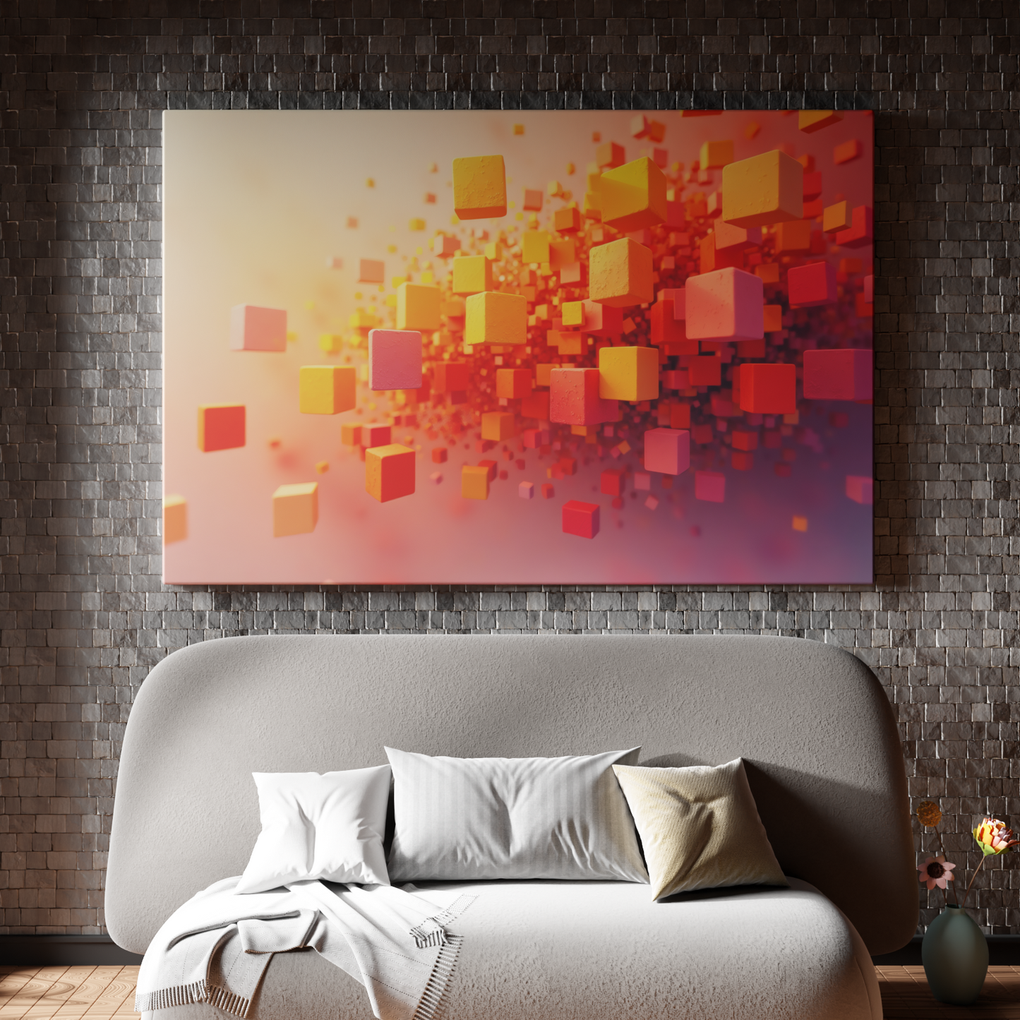 Spectrum of Cubes in Motion
