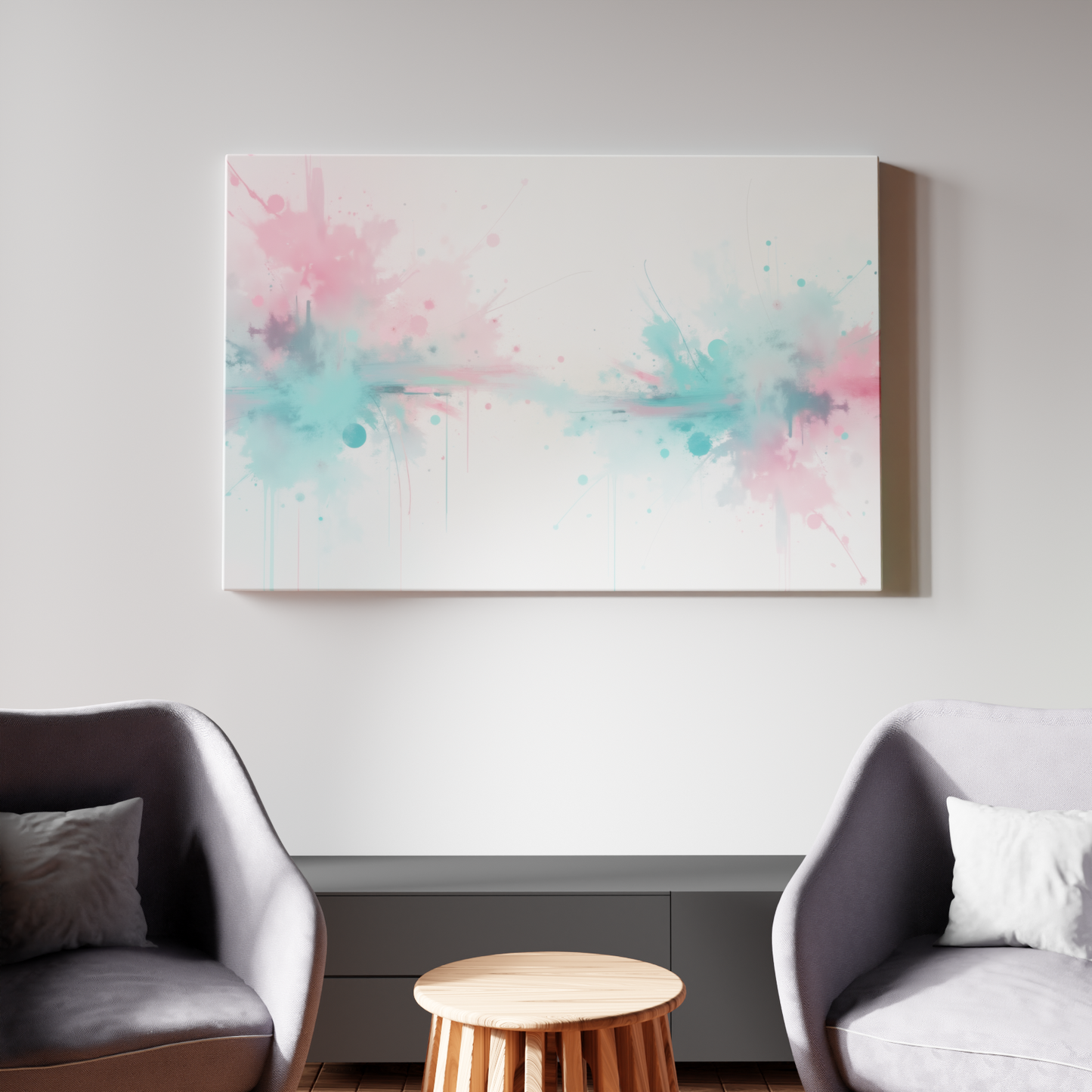 Aqua and Blush Symphony