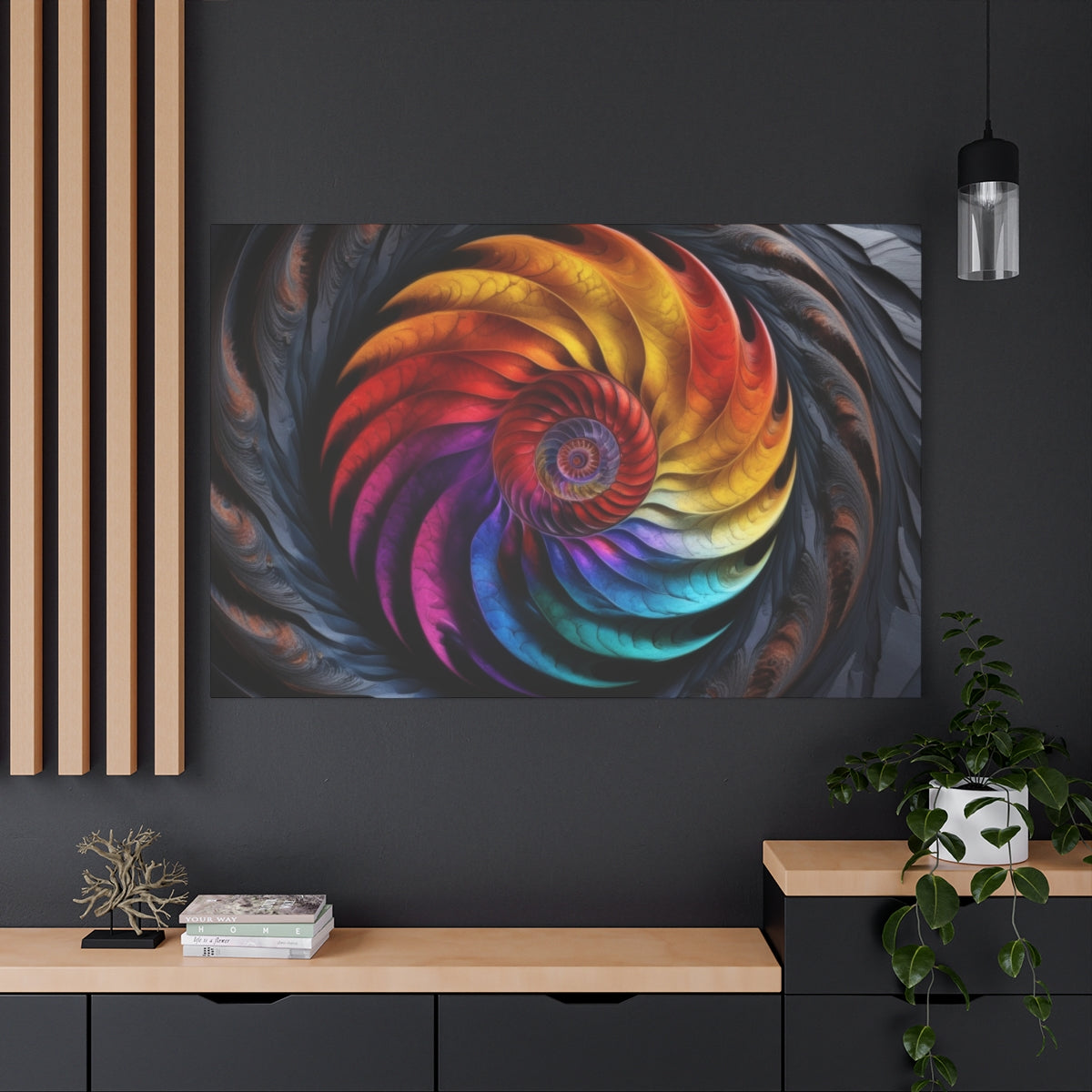 Vortex of Vibrant Hues