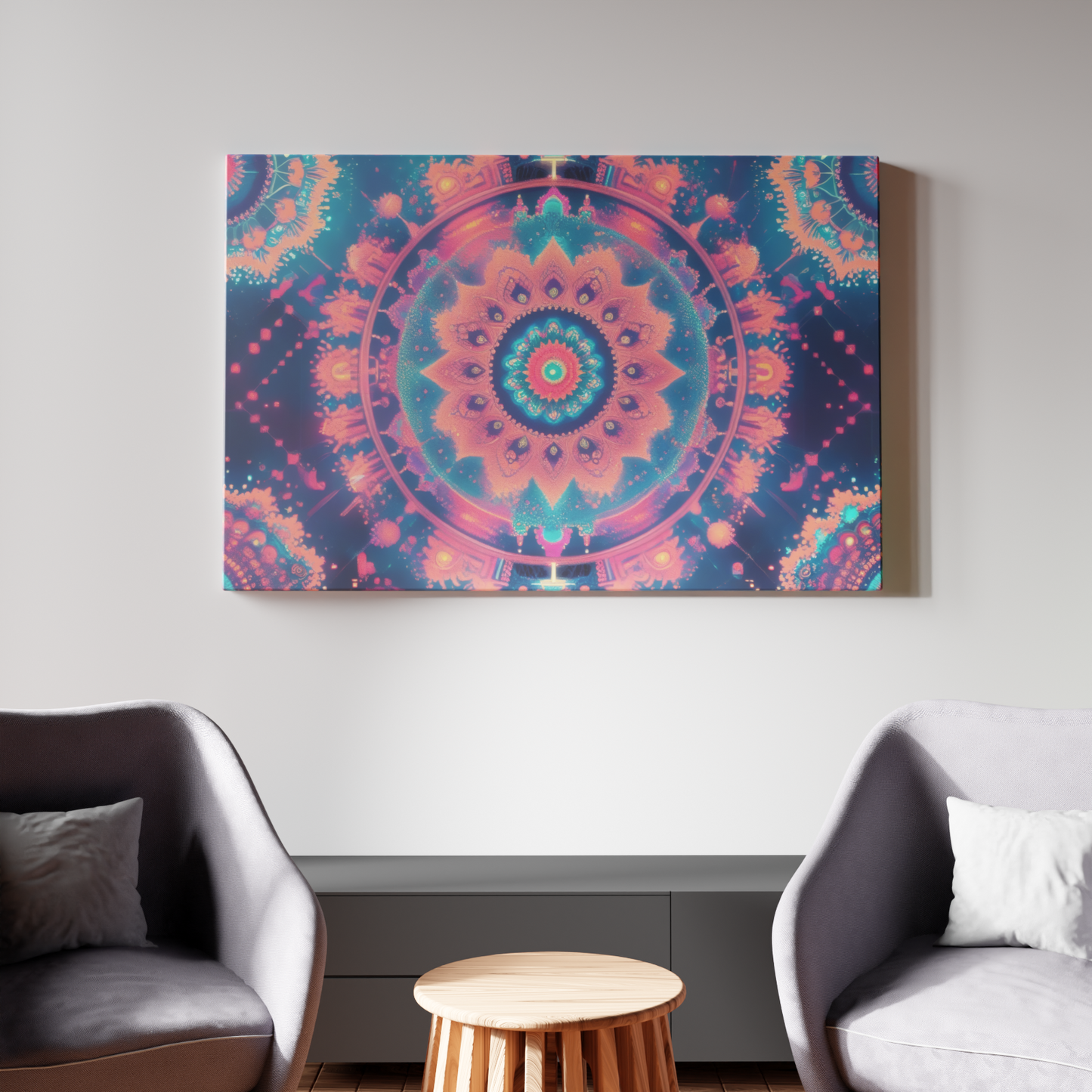 Vibrant Kaleidoscopic Dreamscape