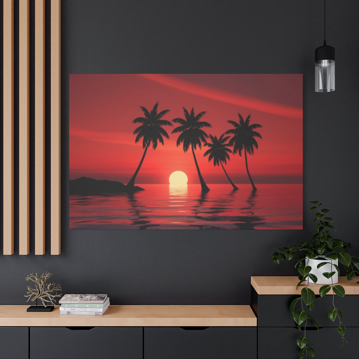 Tropical Serenade at Sunset