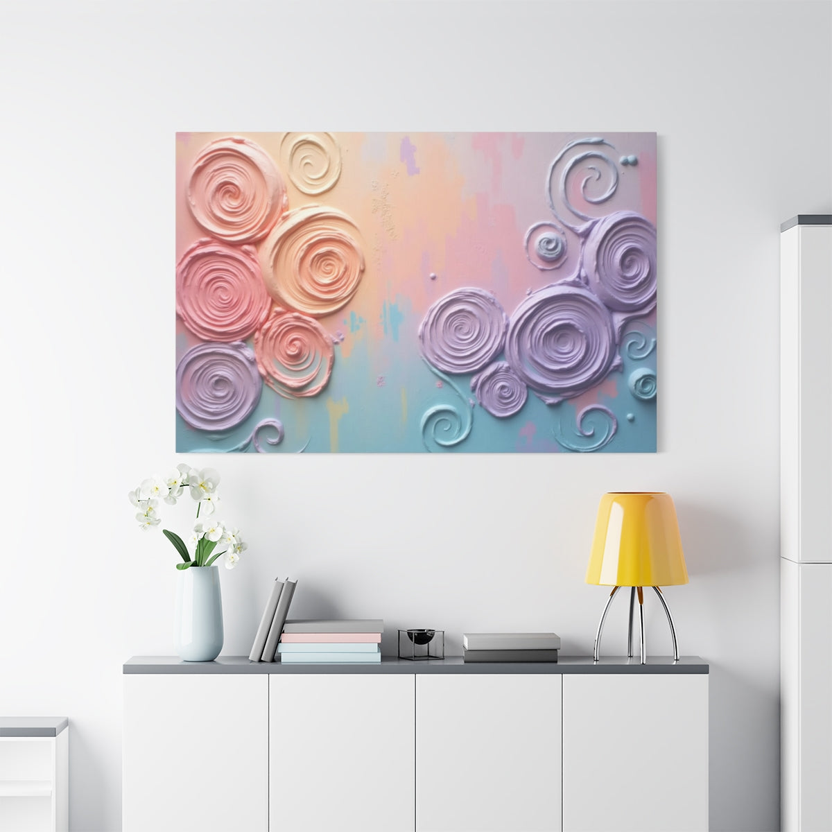 Whimsical Pastel Swirls