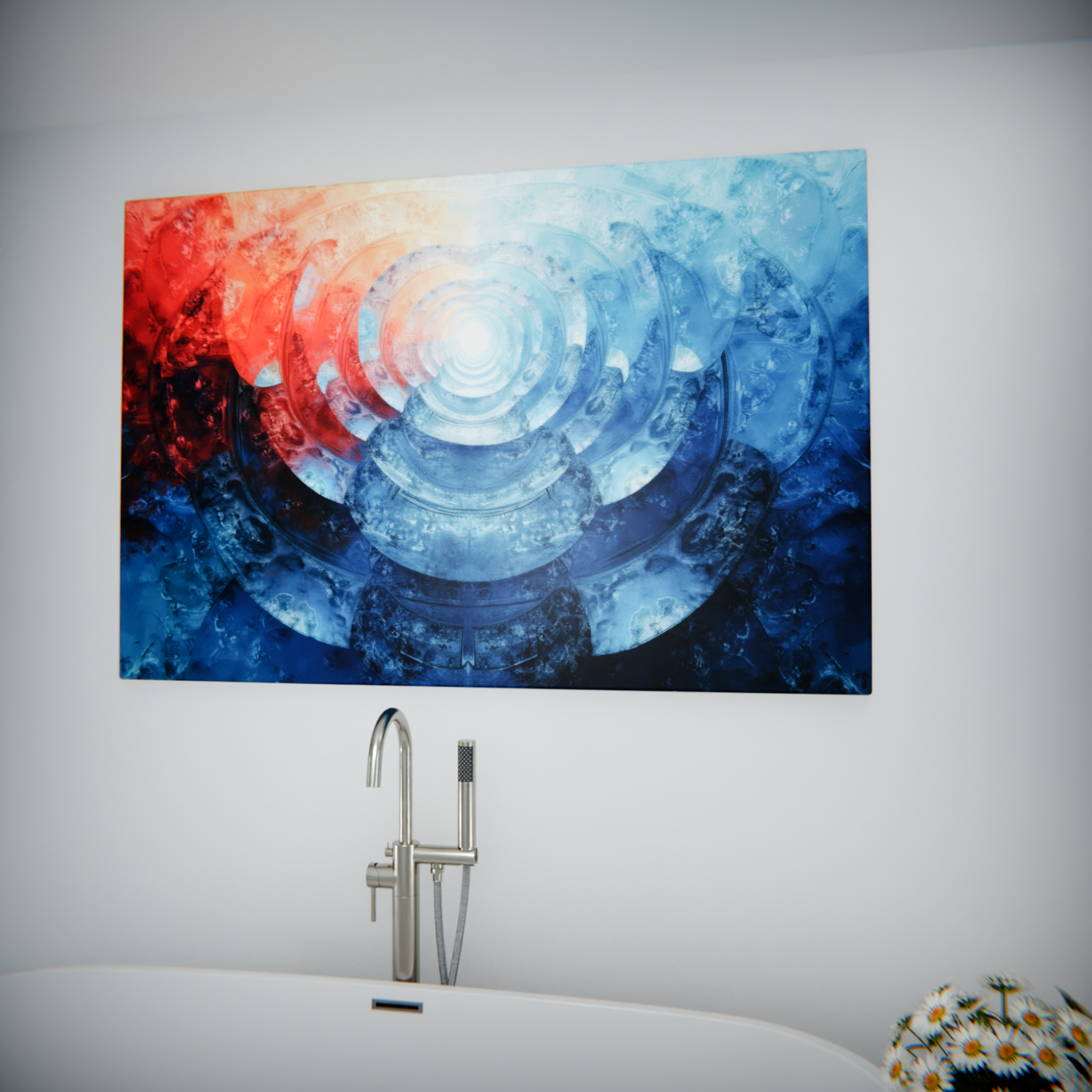 Ethereal Vortex: A Dance of Fire and Ice