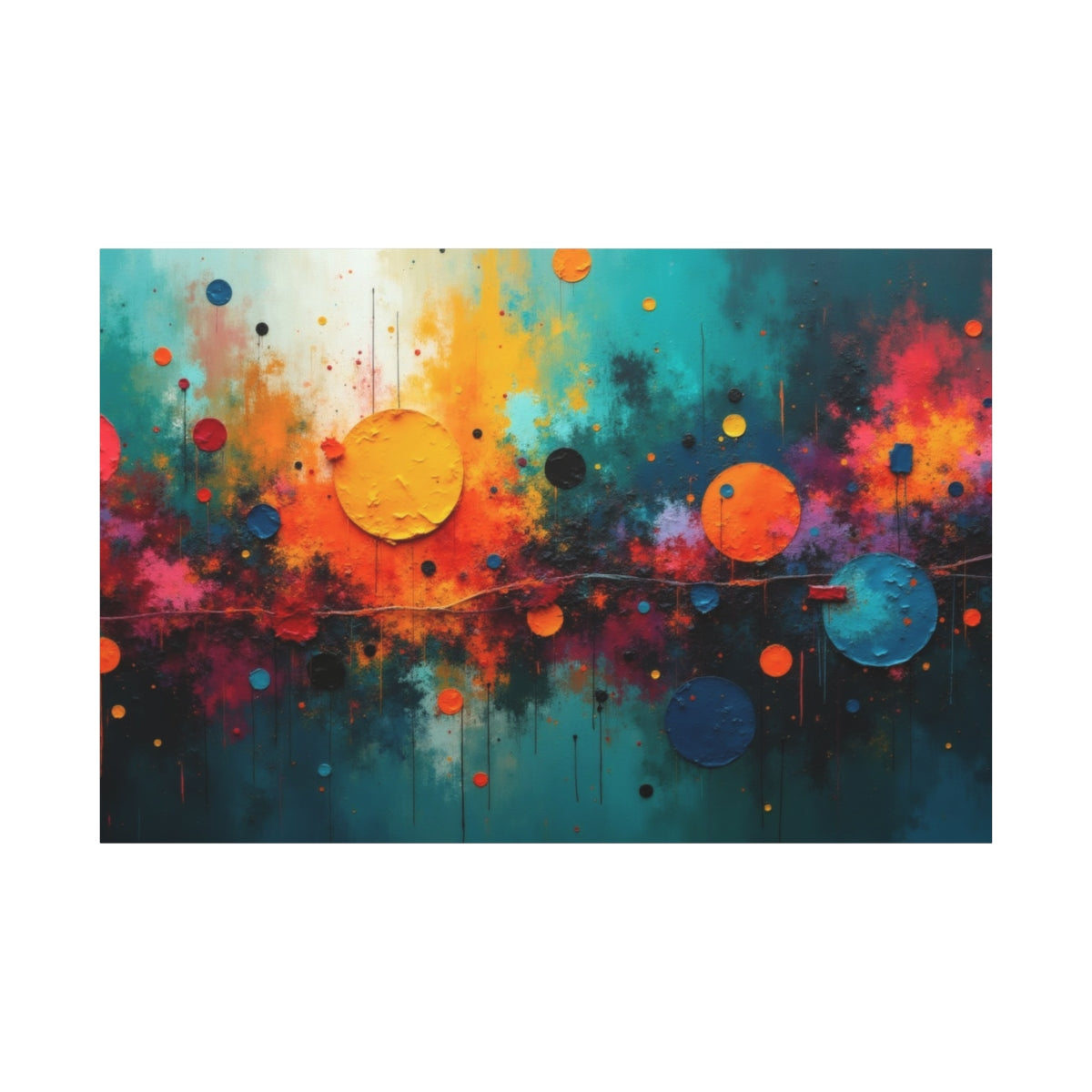 Celestial Symphony Over Urban Chaos
