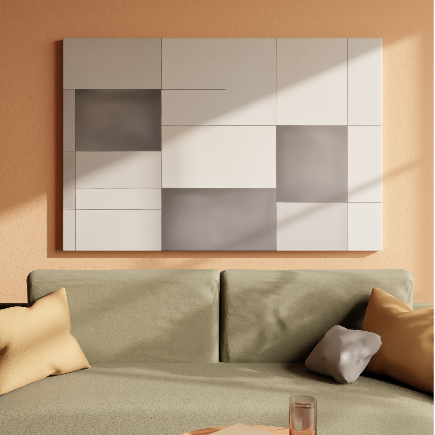 Monochrome Geometric Harmony