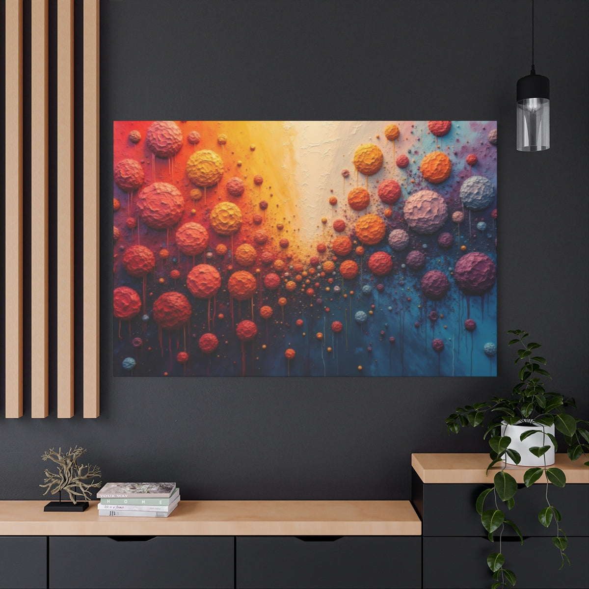 Celestial Orbs in Vibrant Harmony