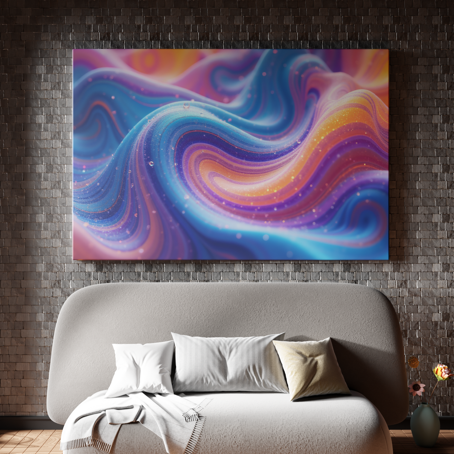 Waves of Vibrant Elegance