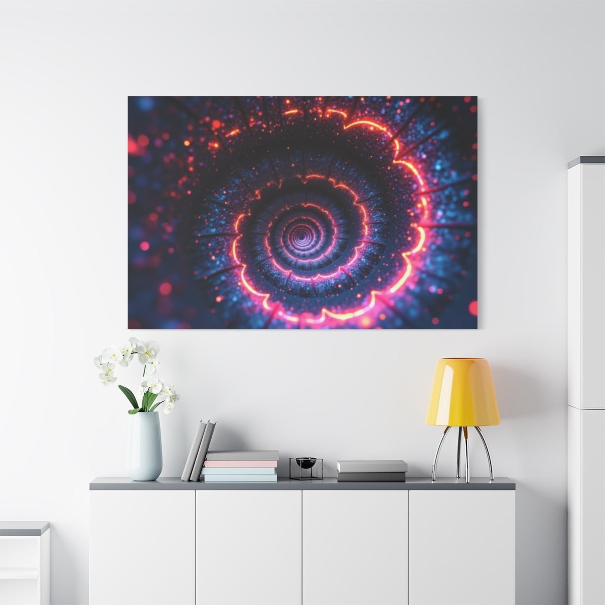 Neon Spiral Dreamscape