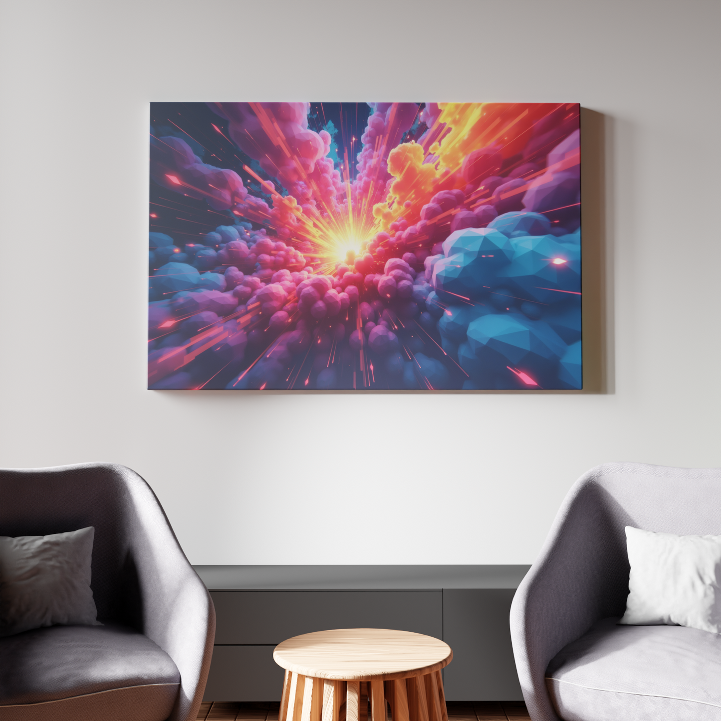 Celestial Eruption of Color