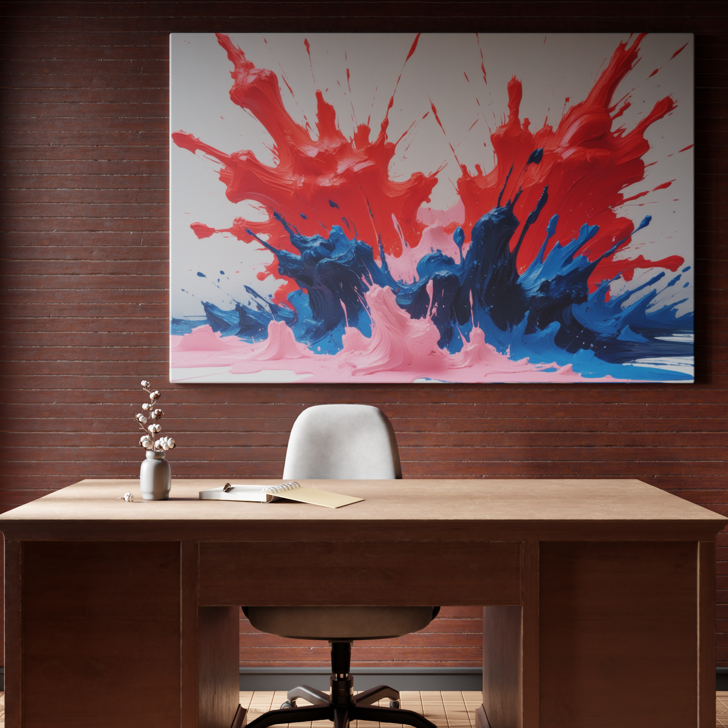 Vibrant Paint Splash Symphony