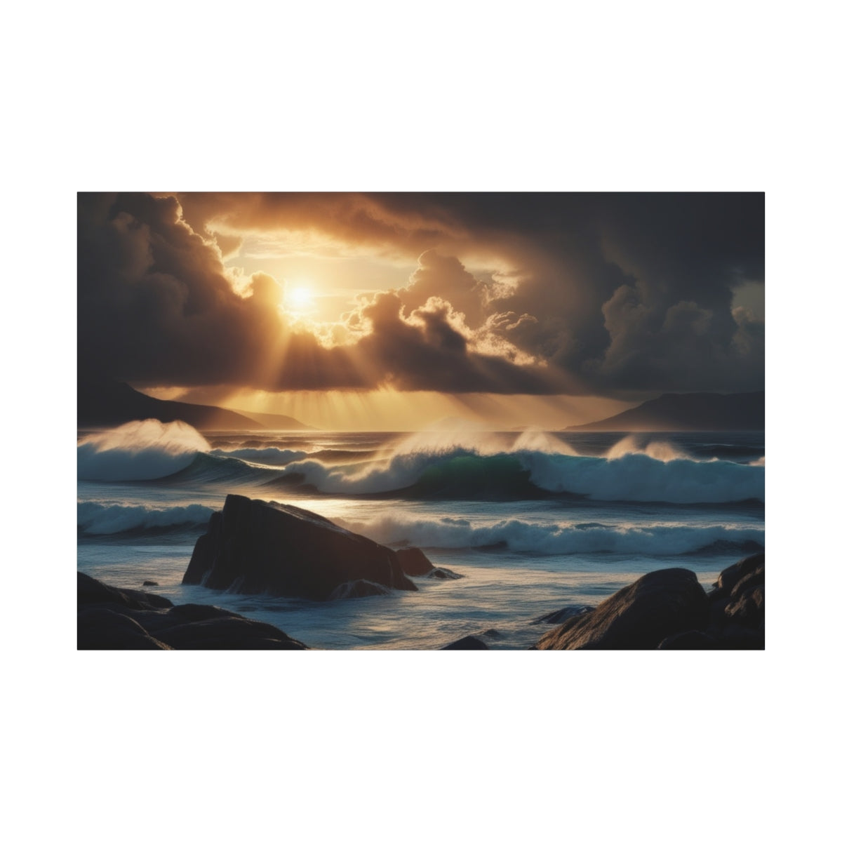 Oceanic Symphony at Sunrise