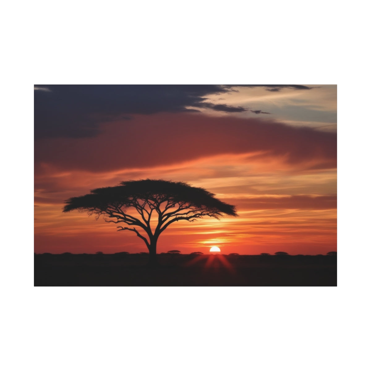African Sunset Serenade