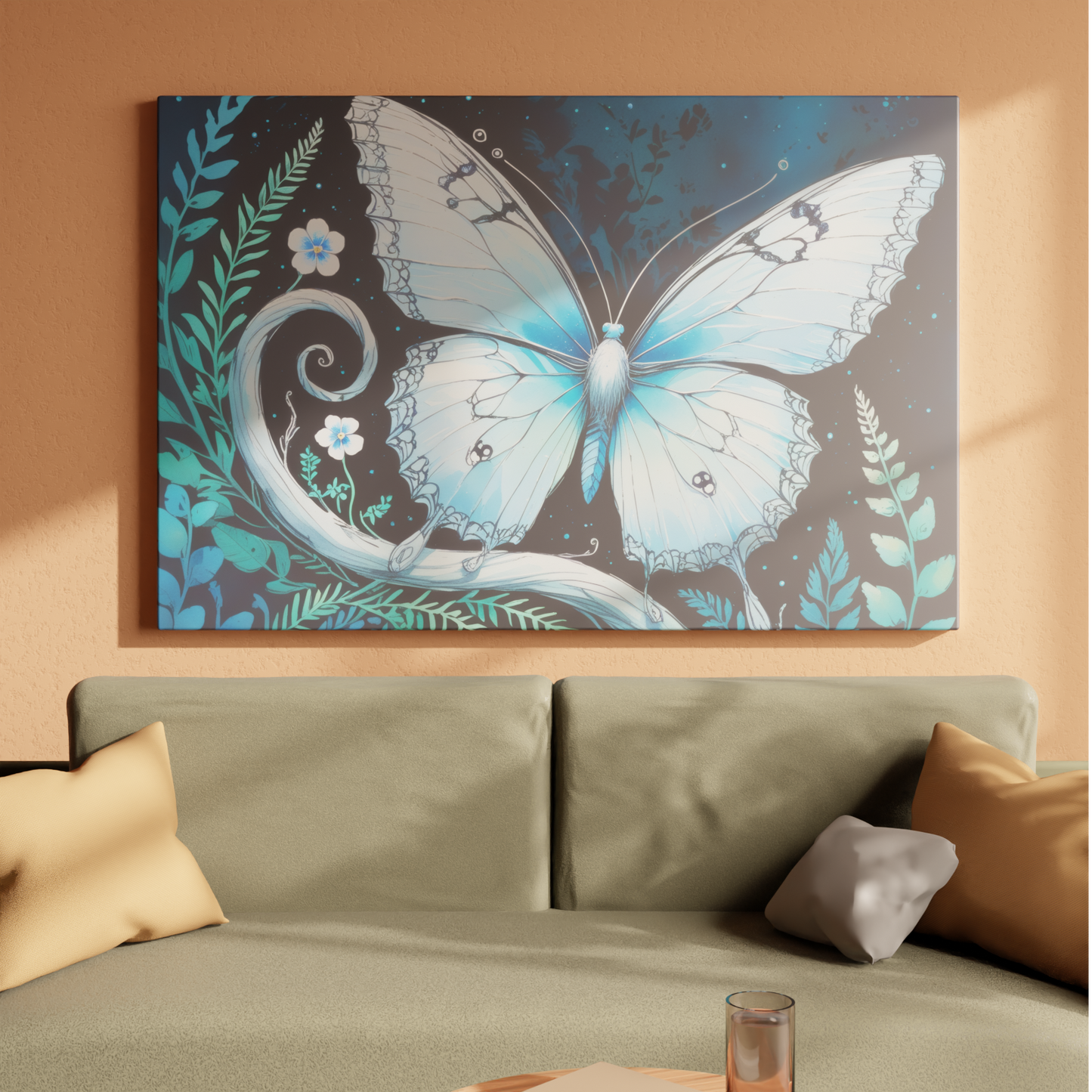 Mystical Blue Butterfly