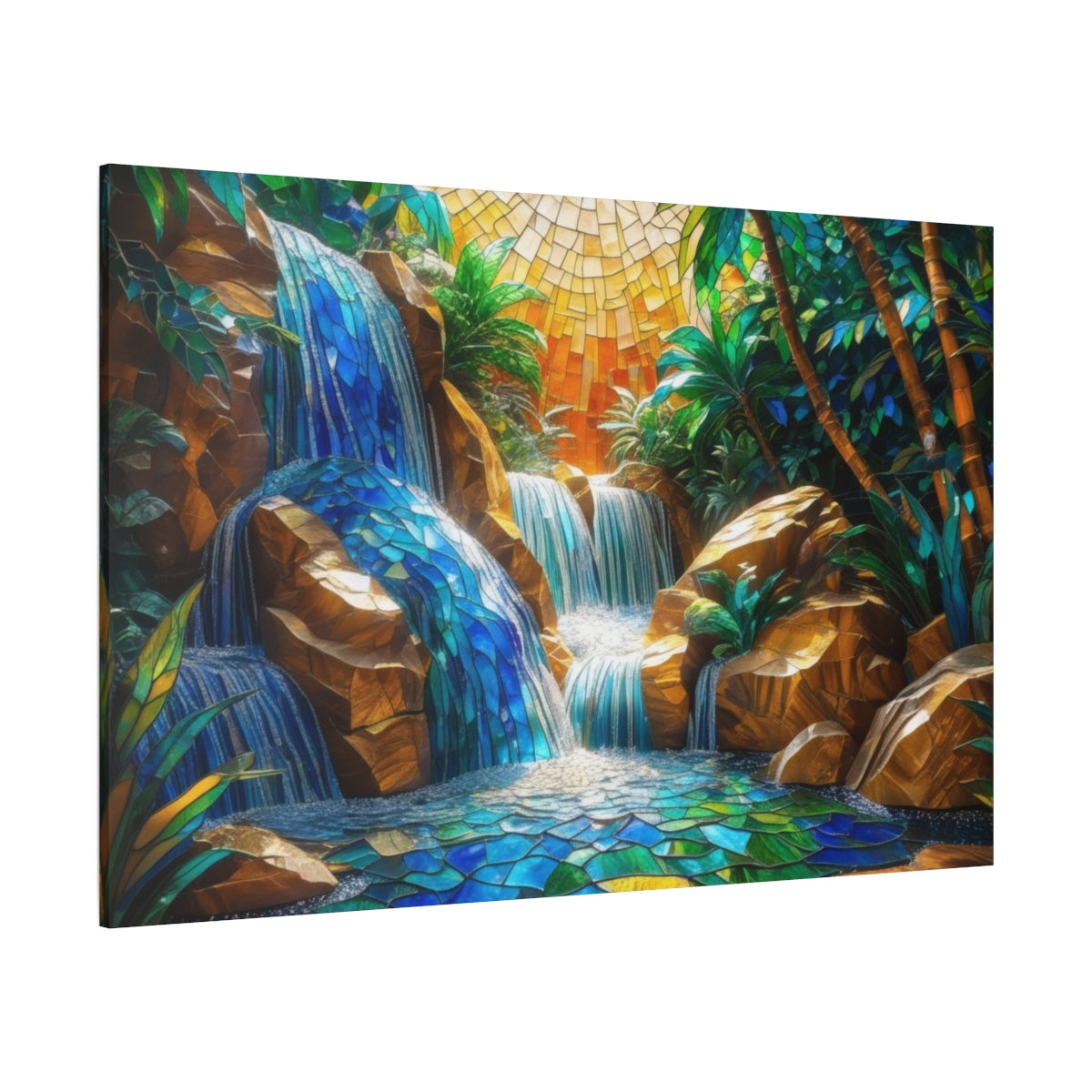 Luminous Jungle Cascade