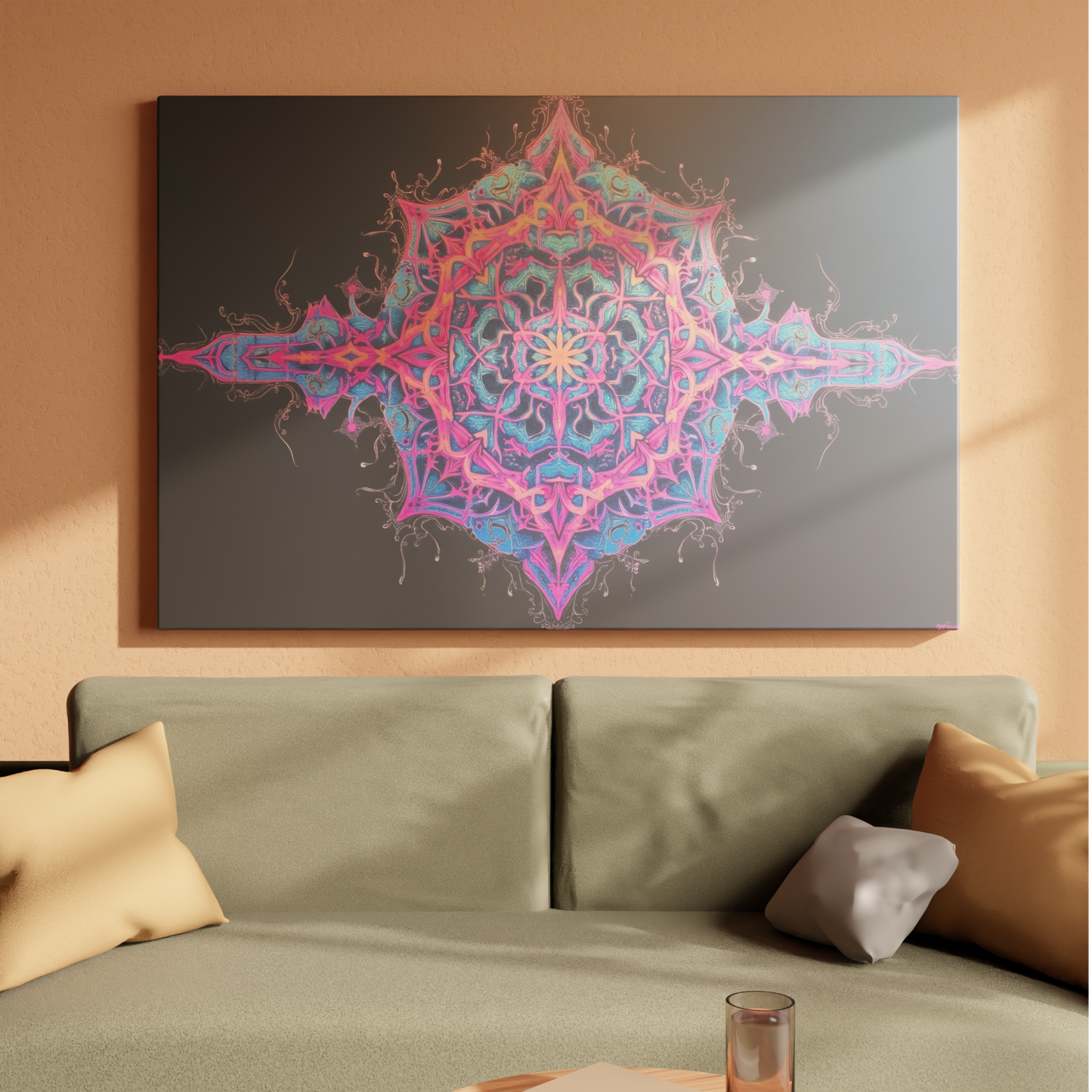 Psychedelic Mandala Elegance