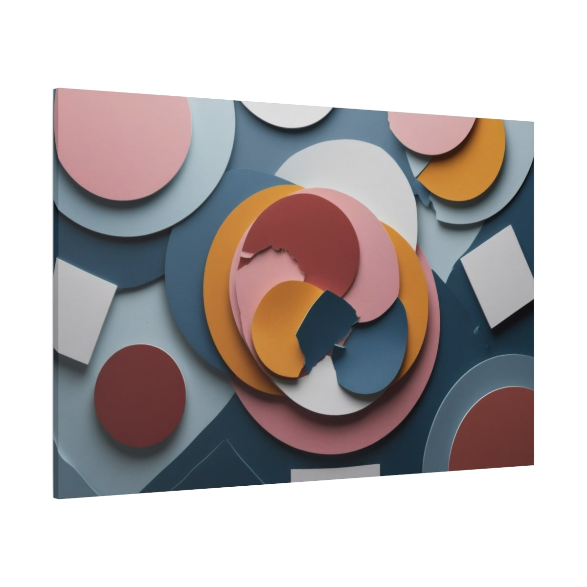 Abstract Geometry of Circles and Squares