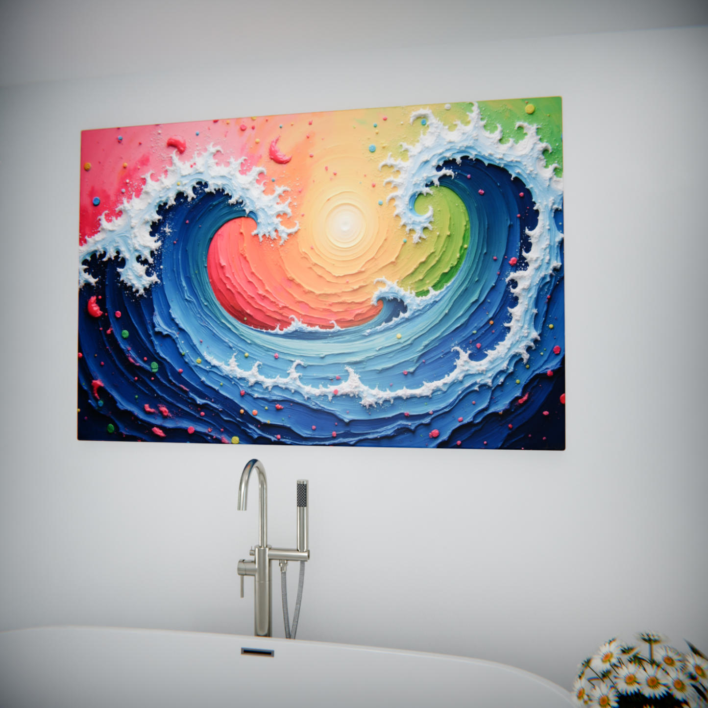 Waves of Colorful Harmony