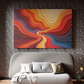 Flow of Fiery Hues