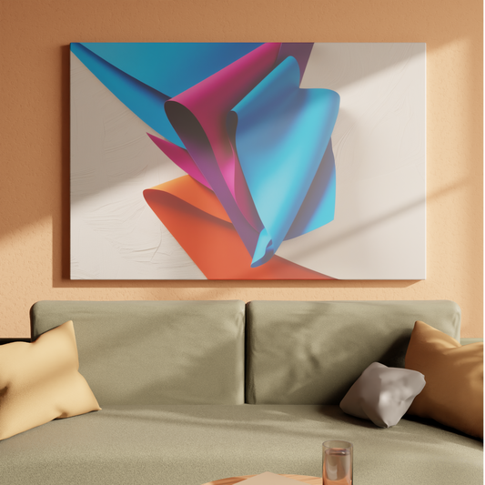 Vibrant Folds of Color