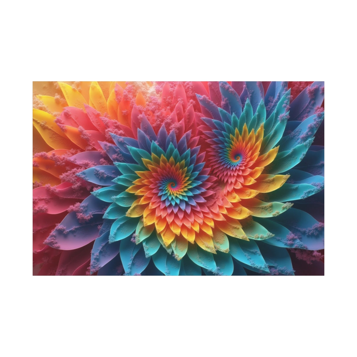 Radiant Kaleidoscope Blossoms