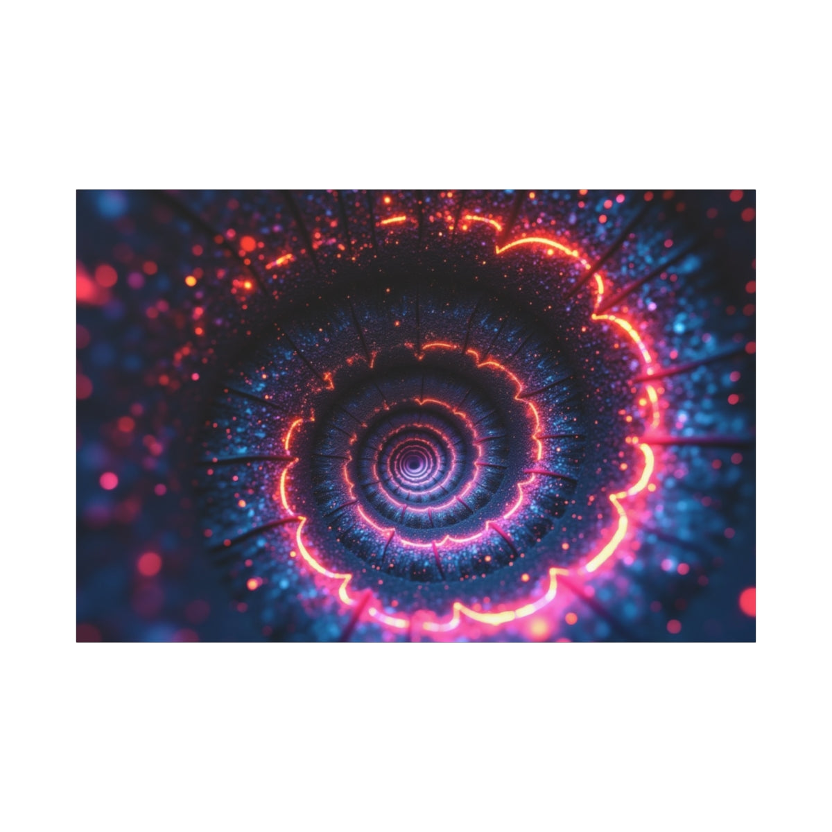 Neon Spiral Dreamscape