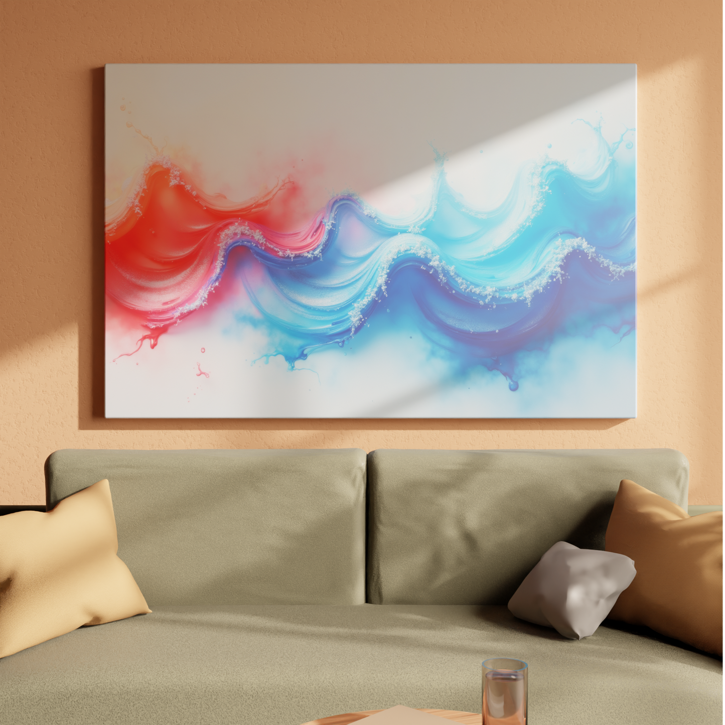 Fusion Waves of Color