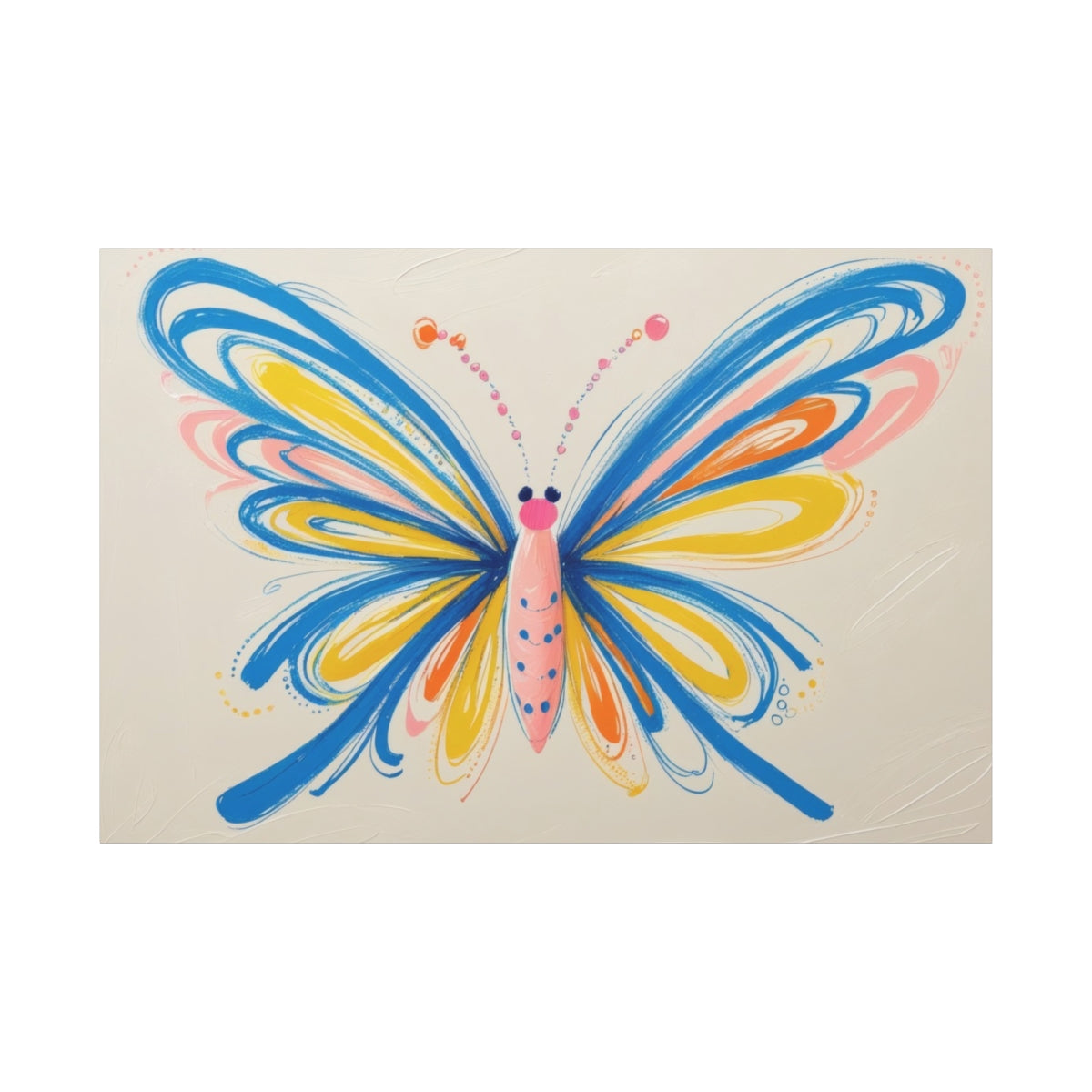Vibrant Butterfly Whirl