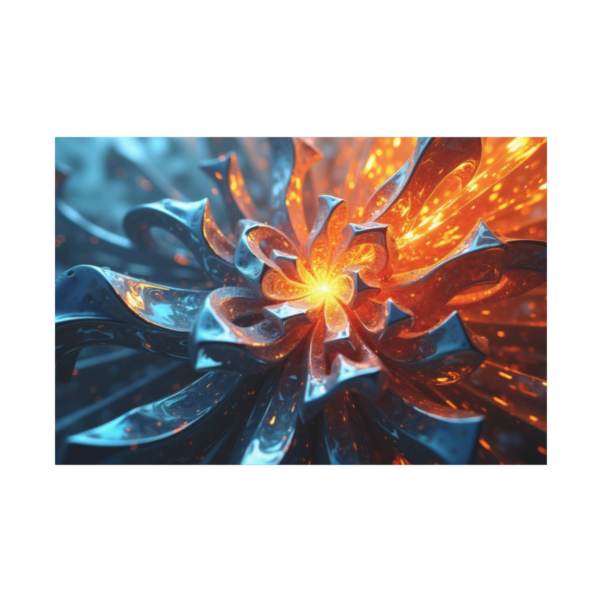 Fiery Metallic Blossom