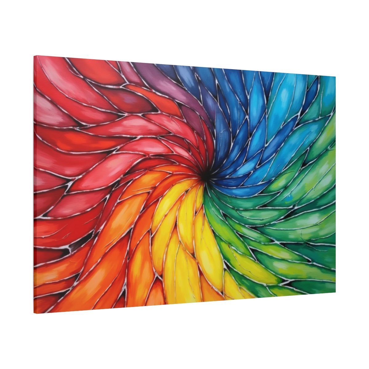 Vibrant Spiral Dance