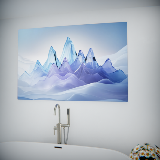 Ethereal Peaks of Glass