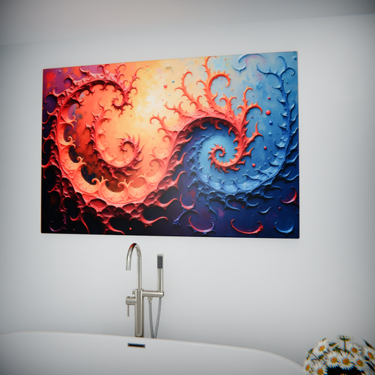 Fractal Dance of Fire and Ice