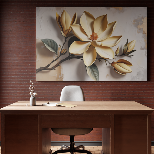 Golden Magnolia Elegance