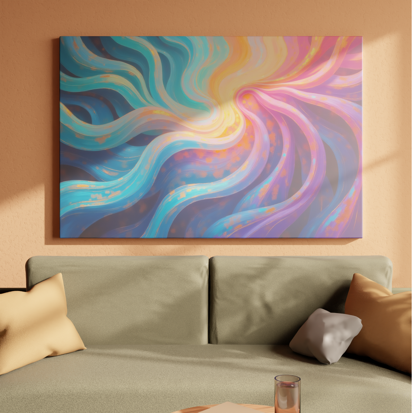 Ethereal Flow of Colors